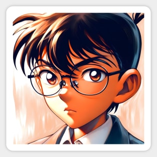 Unleash the Mystery: Detective Conan-inspired Anime Fashion for Sleuth Enthusiasts! Sticker